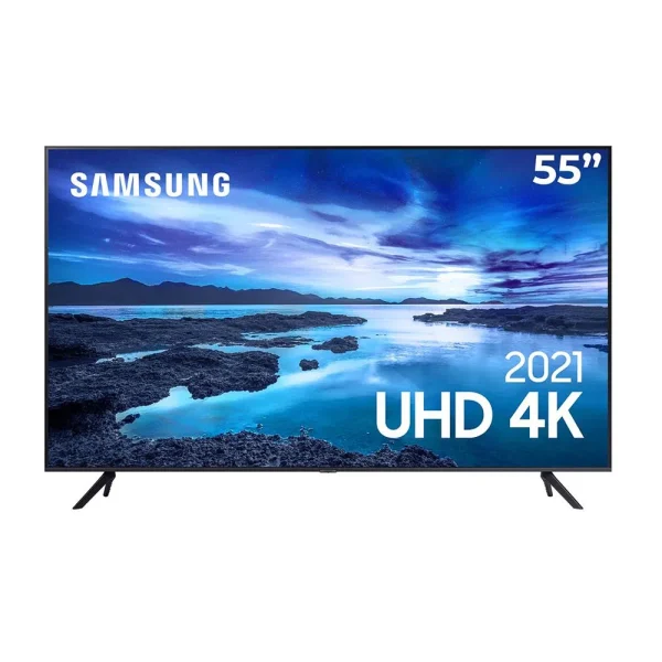 Smart 55" TV UHD 4K Samsung Processador Crystal 4K